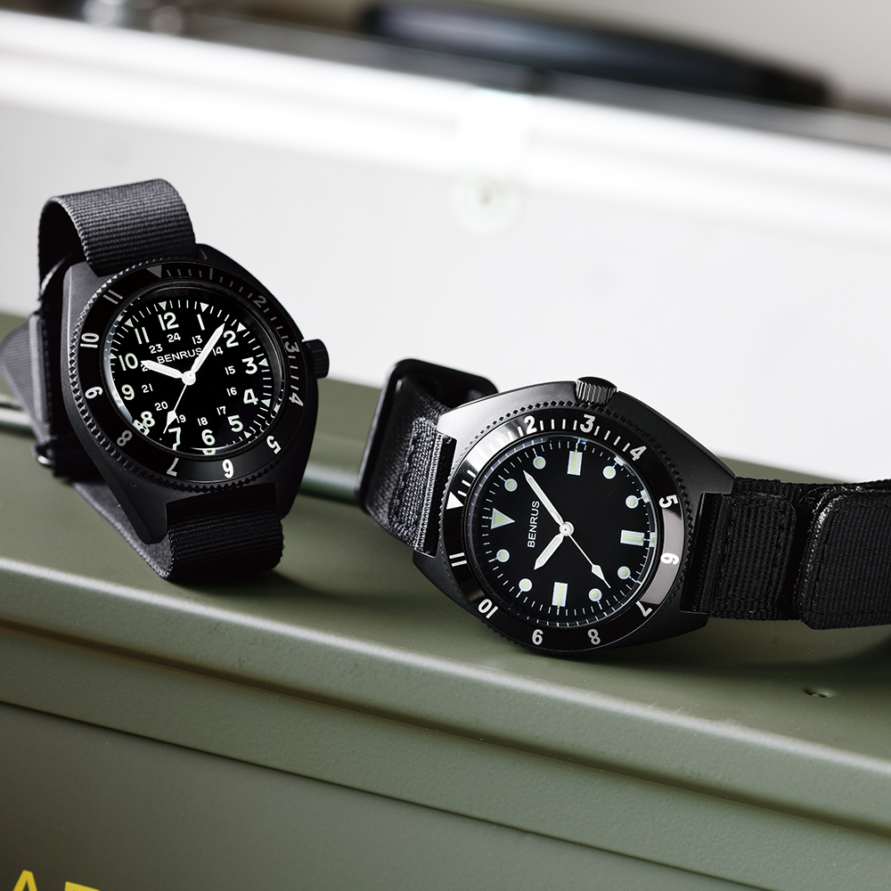 TYPE-I BLACK COMBAT BLACK | Combat Series | COLLECTION | BENRUS 