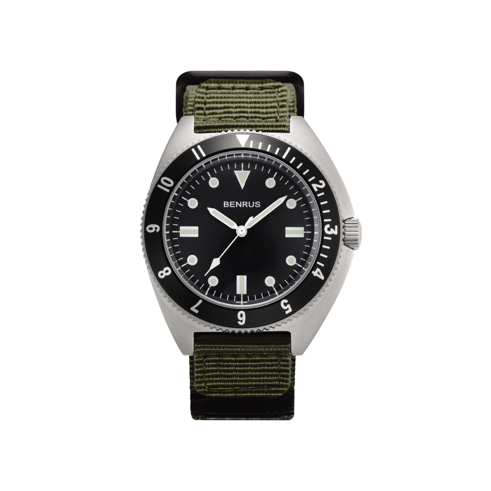 TYPE-I SILVER COMBAT BLACK | Combat Series | COLLECTION | BENRUS 